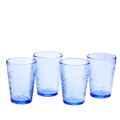Royal Doulton Pacific 10th Anniversary Highball Blue Set of 4