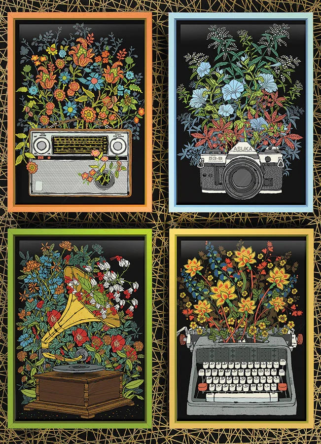 Floral Objects - 1000 piece puzzle