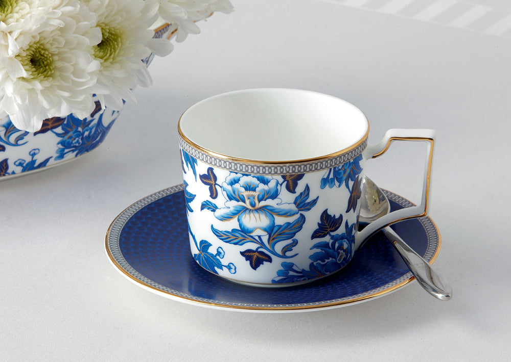 Hibiscus Teacup & Saucer