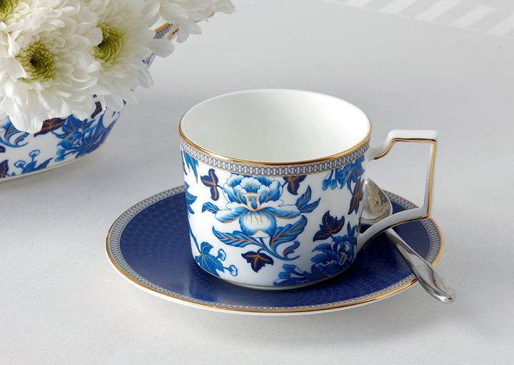 Hibiscus Teacup & Saucer