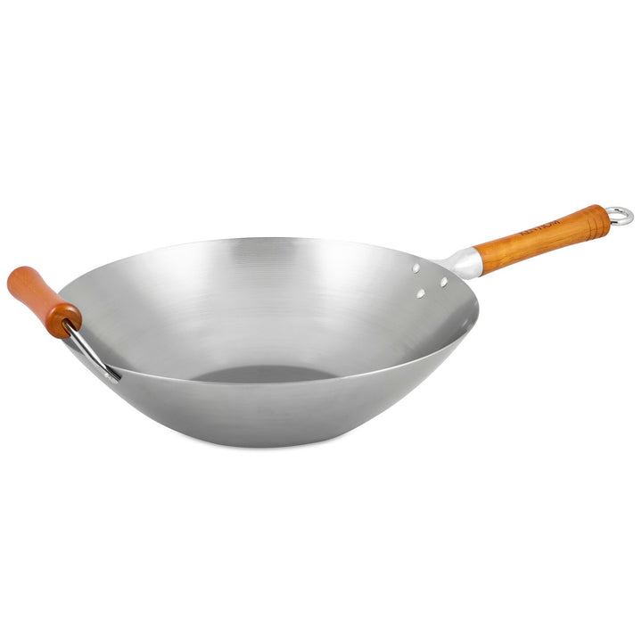 Excellence Carbon Steel Wok 36cm