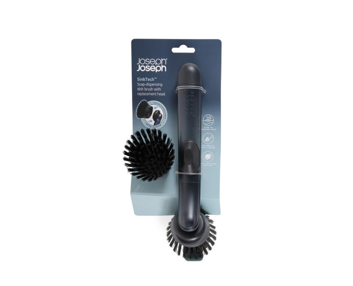 SinkTech Soap-dispensing dish brush with replacement head