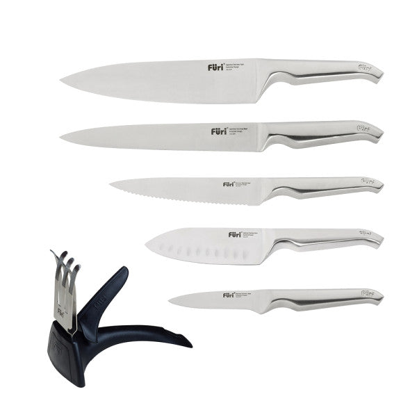 Pro Stainless Steel Knife Block Set 7 Piece