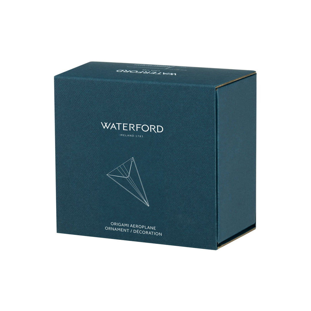 Waterford Crystal Ornament Origami Aeroplane
