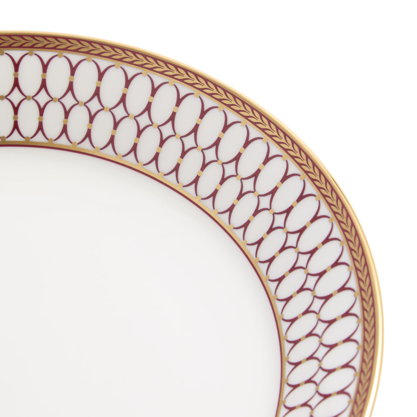 Wedgwood Renaissance Accents Red Deep Plate 22cm