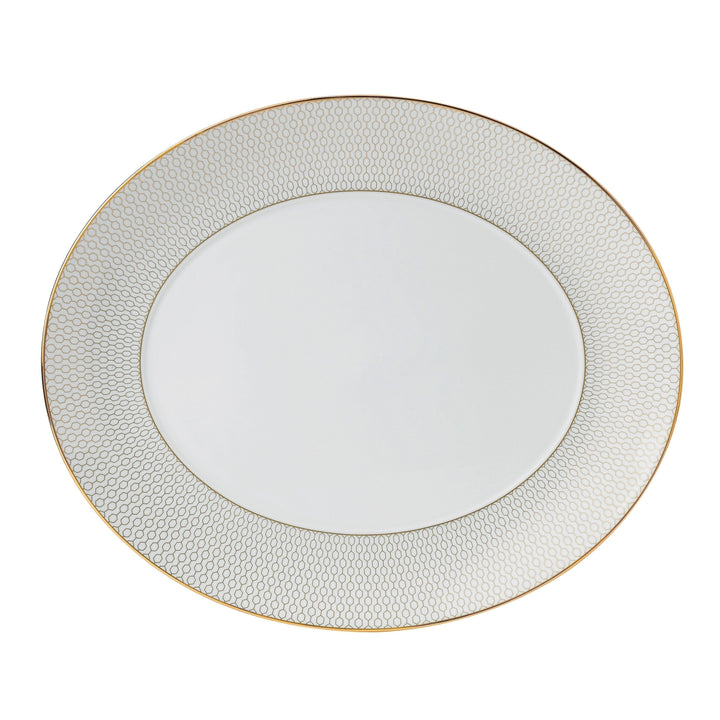 Arris Oval Plate 33cm