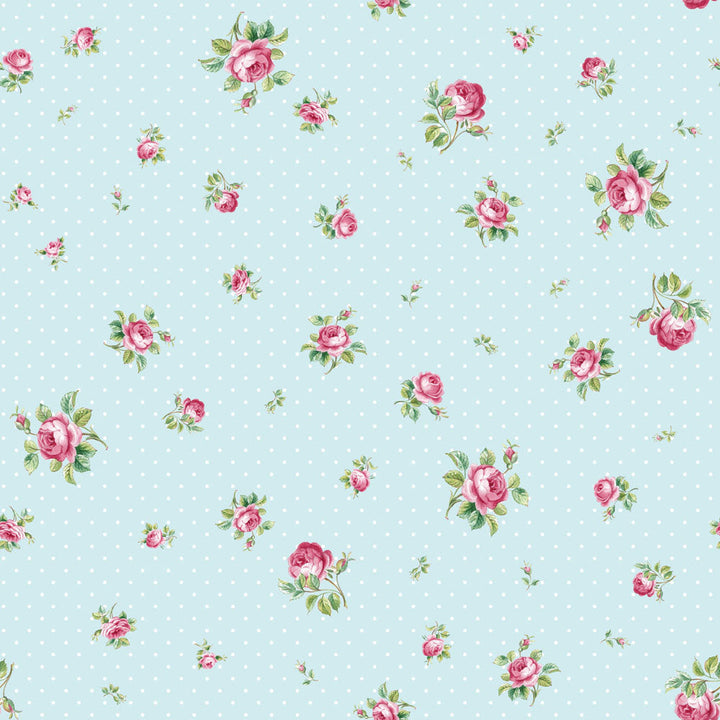 Polka Blue Vintage Mug