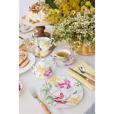 Royal Albert Miranda Kerr Australiana Teapot, Sugar & Creamer White