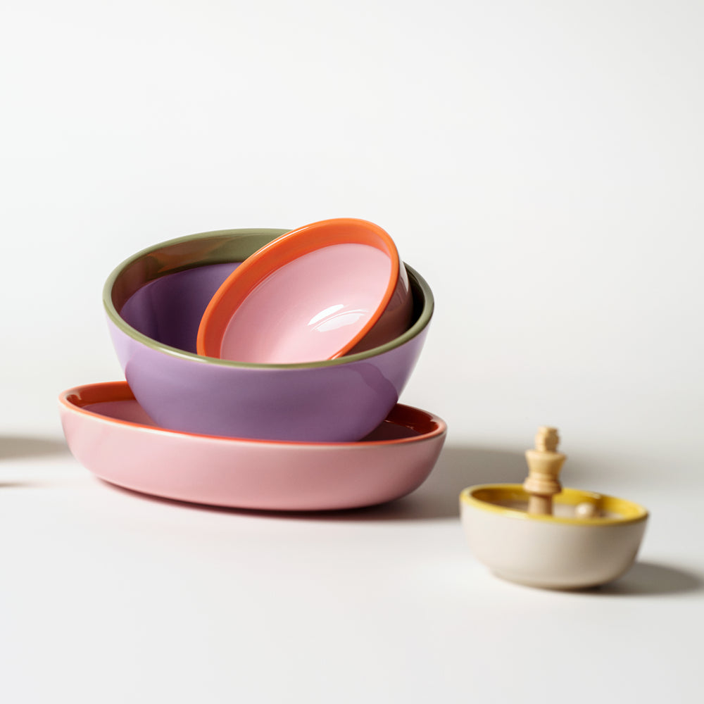 Play Bowl 19cm Lilac-Olive