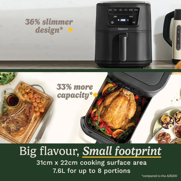 Compact Max Air Fryer PFAS Free 7.6L (AFS-8OBLXA)