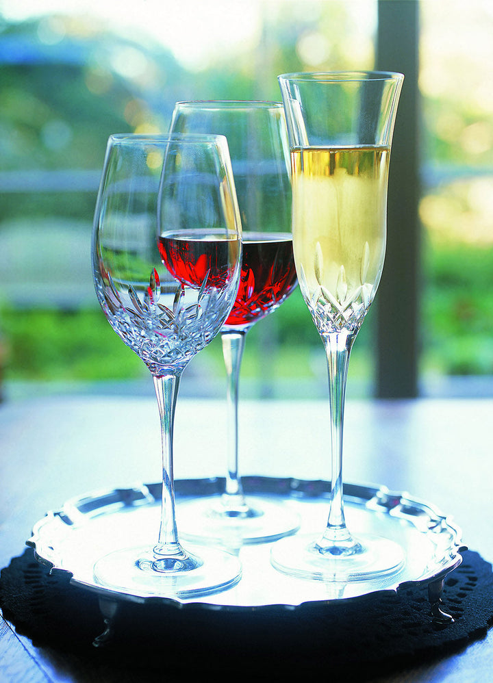 Crystal Lismore Essence Flute Pair