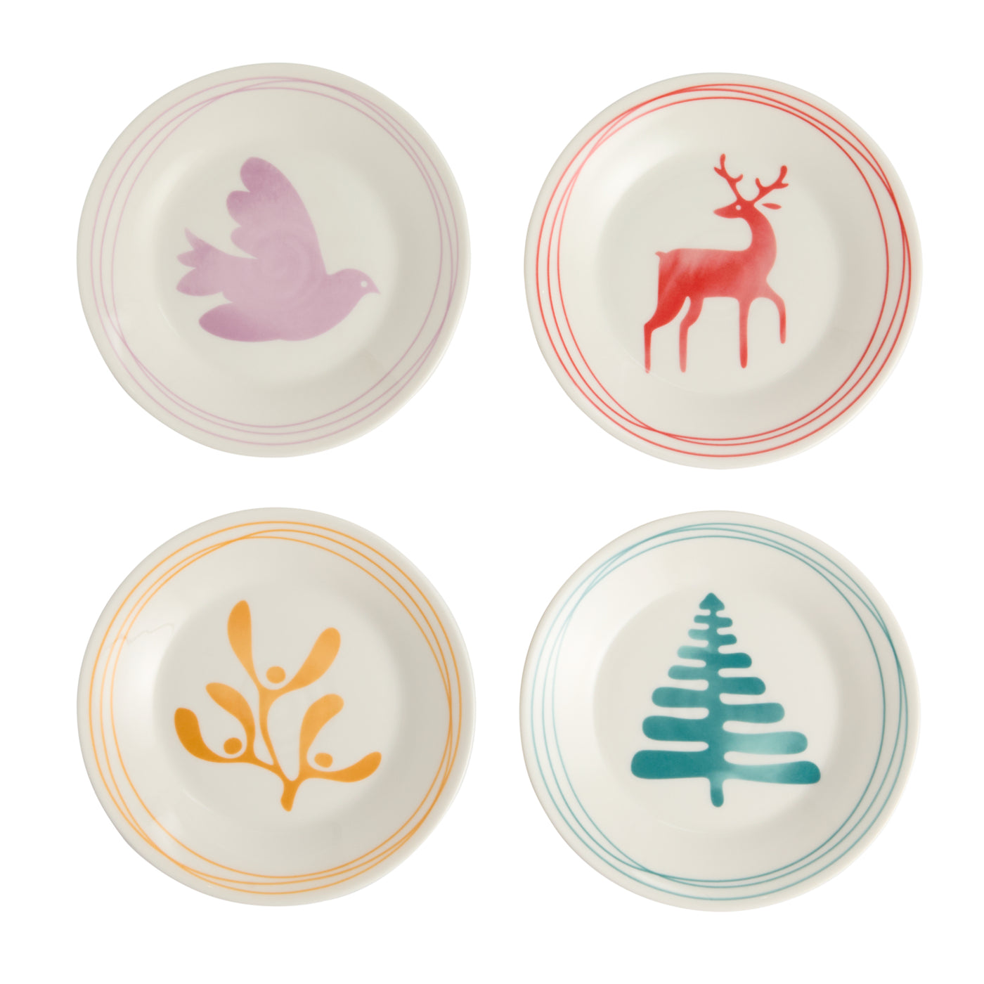 Royal Doulton Christmas 16cm Plate set of 4