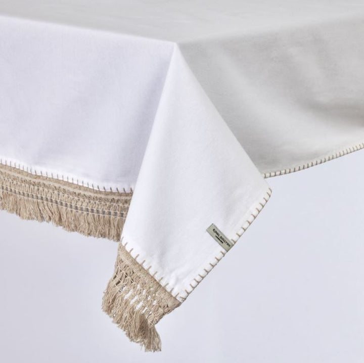 Napery Pacific Stone Tablecloth 150x230cm