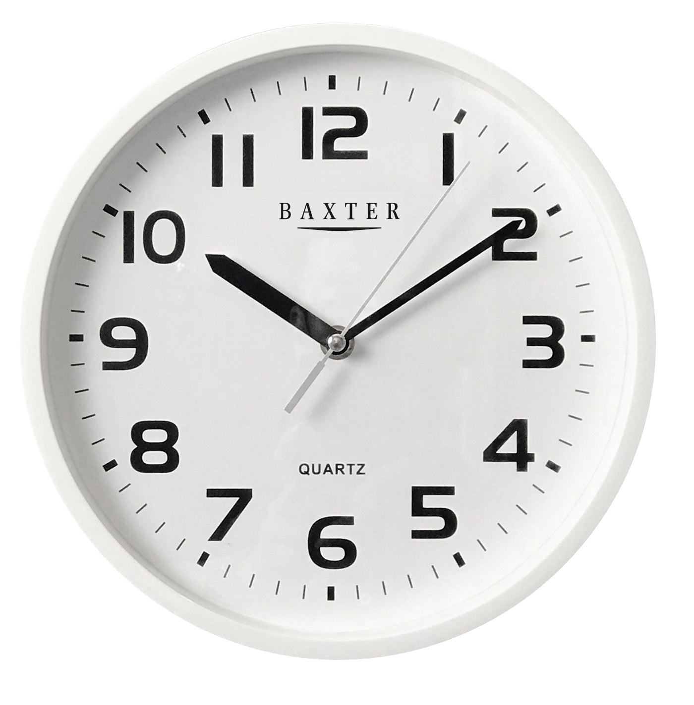 Adams W/Clock Arabic 25cm-White