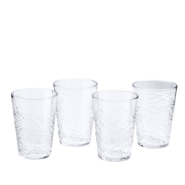 Royal Doulton Pacific 10th Anniversary Highball Clear Set of 4