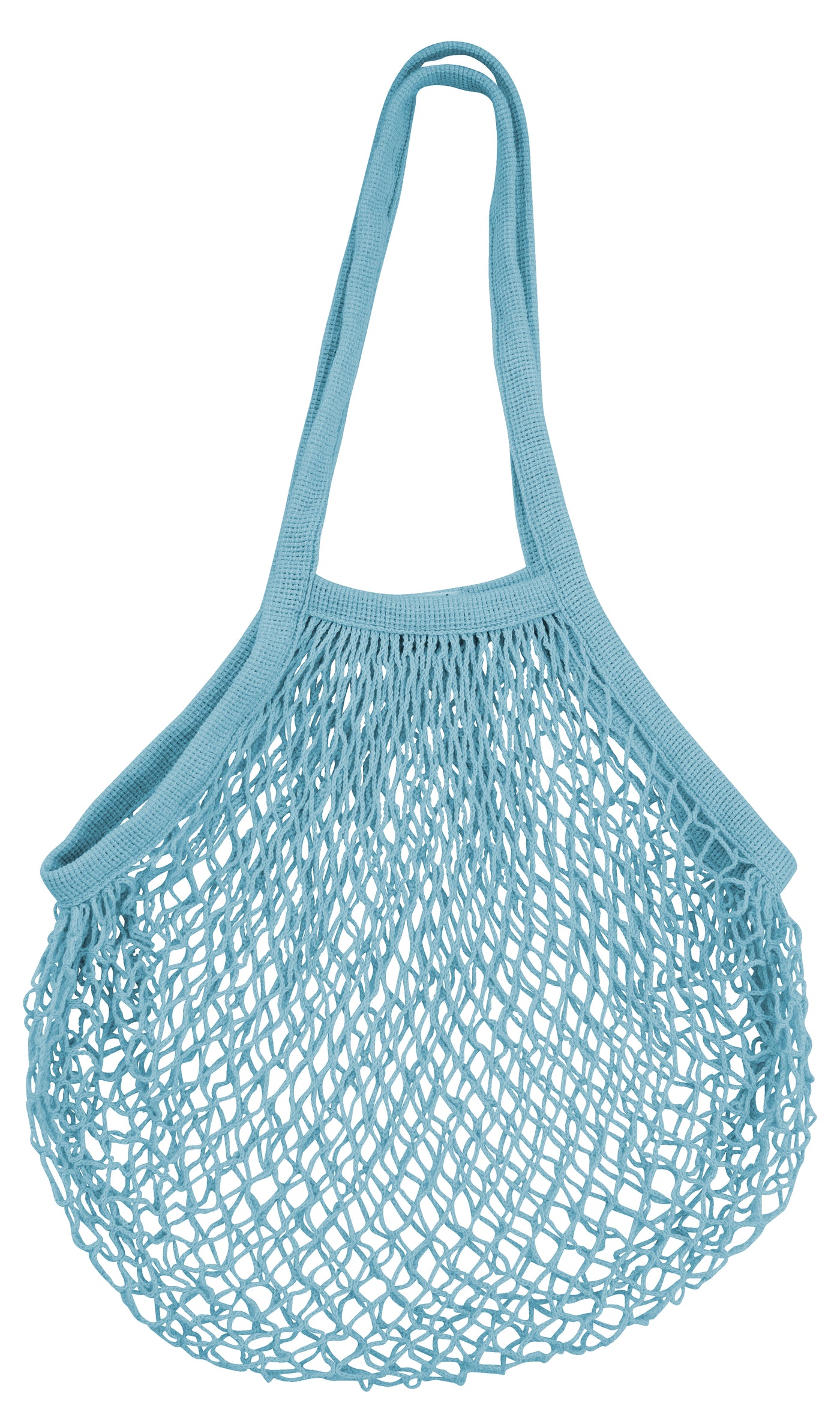 Long Handle String Bag Blue
