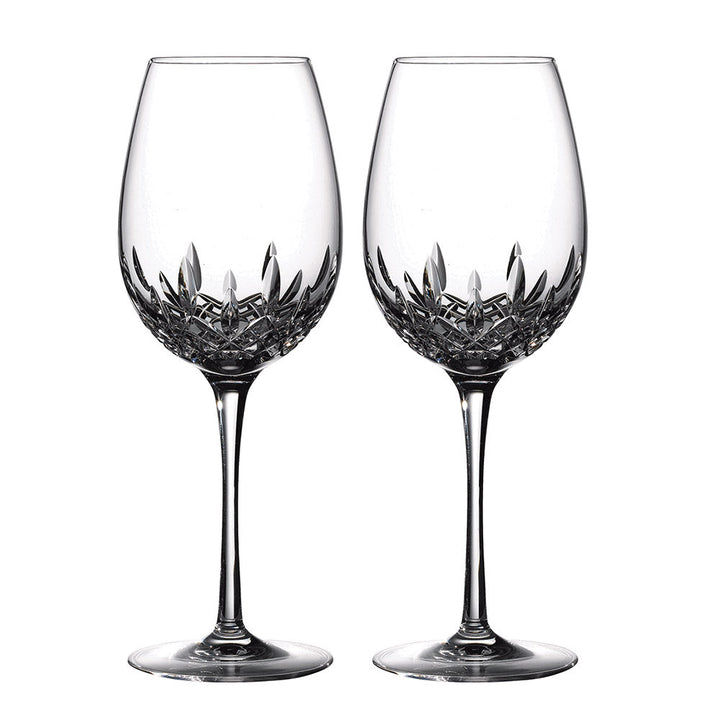 Crystal Lismore Essence Goblet Pair