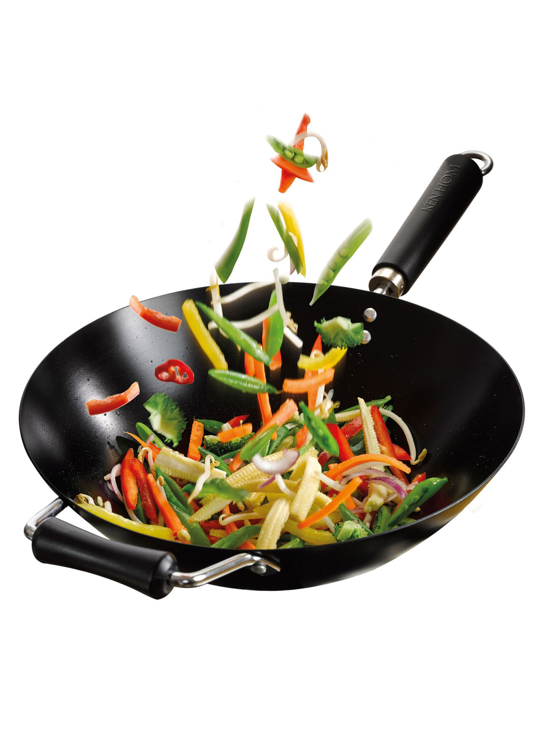 Excellence Non-stick Carbon Steel Wok 31cm
