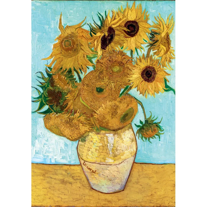Sunflowers, Museum, 1000pcs, Compact