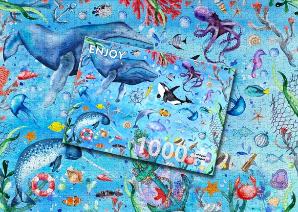 Deep Blue Sea - 1000 Piece Jigsaw Puzzle