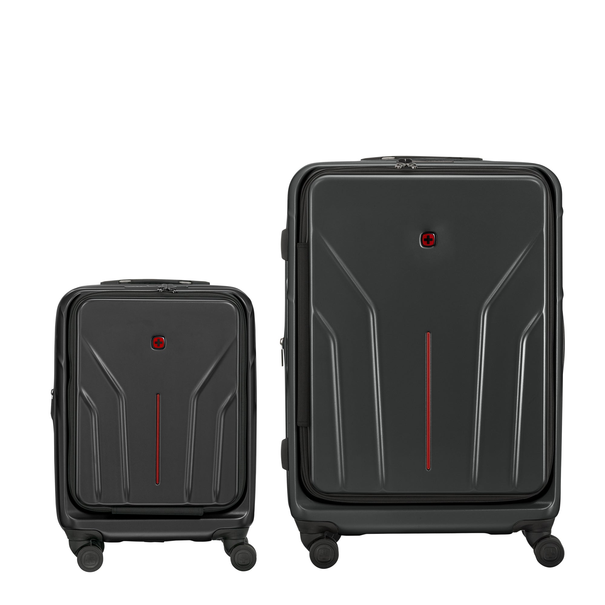 Amplix 2pc Luggage Set, Black – Outdo Homestore