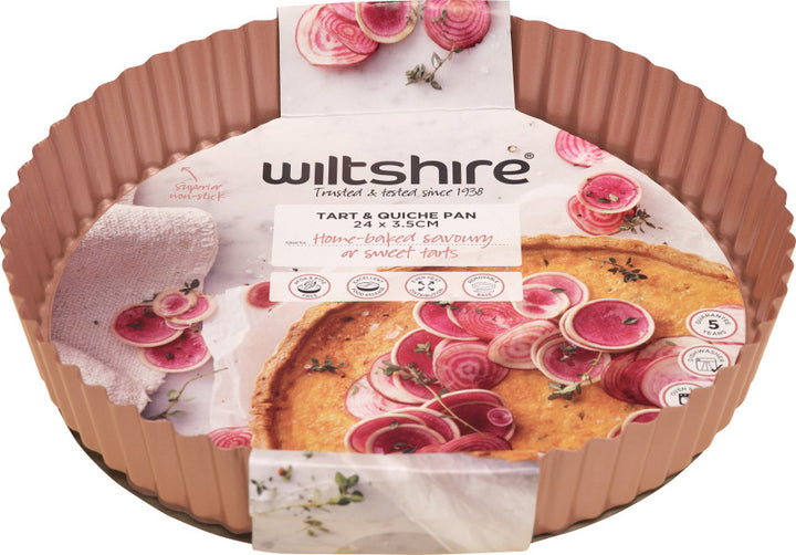 Rose Gold Quiche & Tart Pan