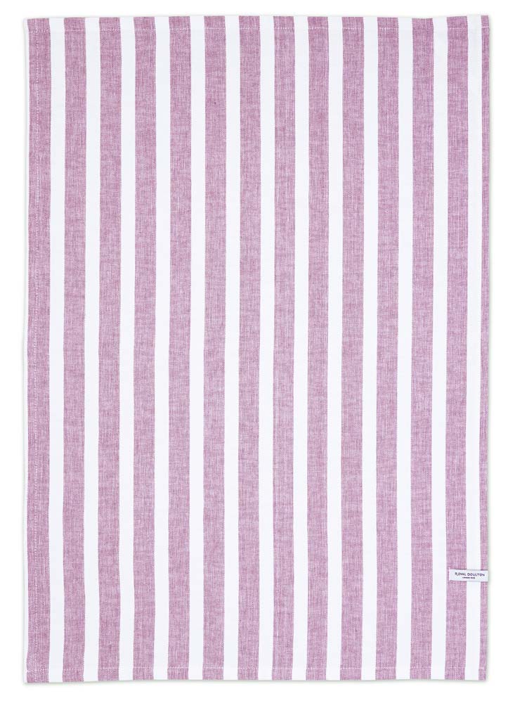 Royal Doulton 1815 Brights Tea Towel Purple Pack of 3