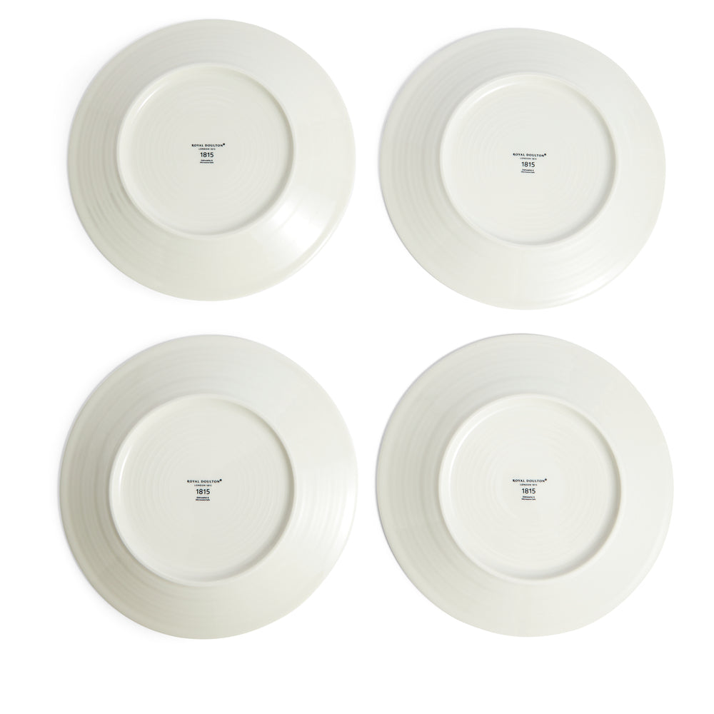 1815 Bright Plate 24cm Mixed Pattern Set of 4