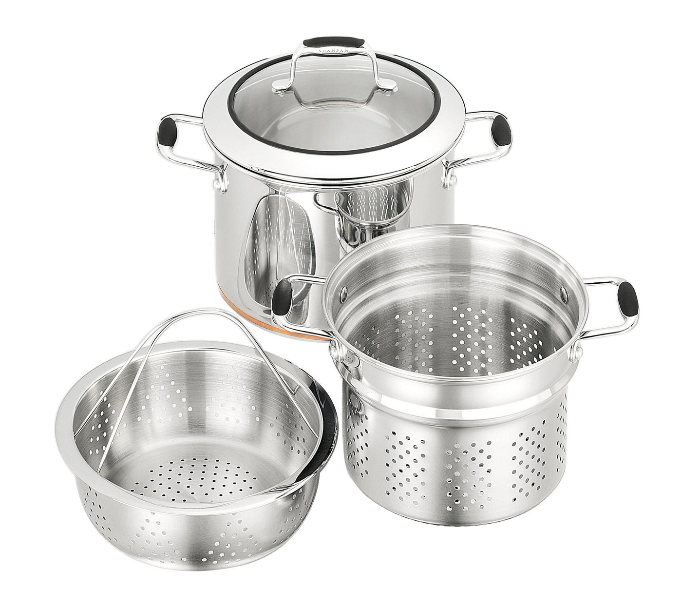 Coppernox Multipot Set 24cm Pasta + Steamer Insert