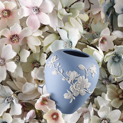 Wedgwood Magnolia Blossom Large Vase 18cm