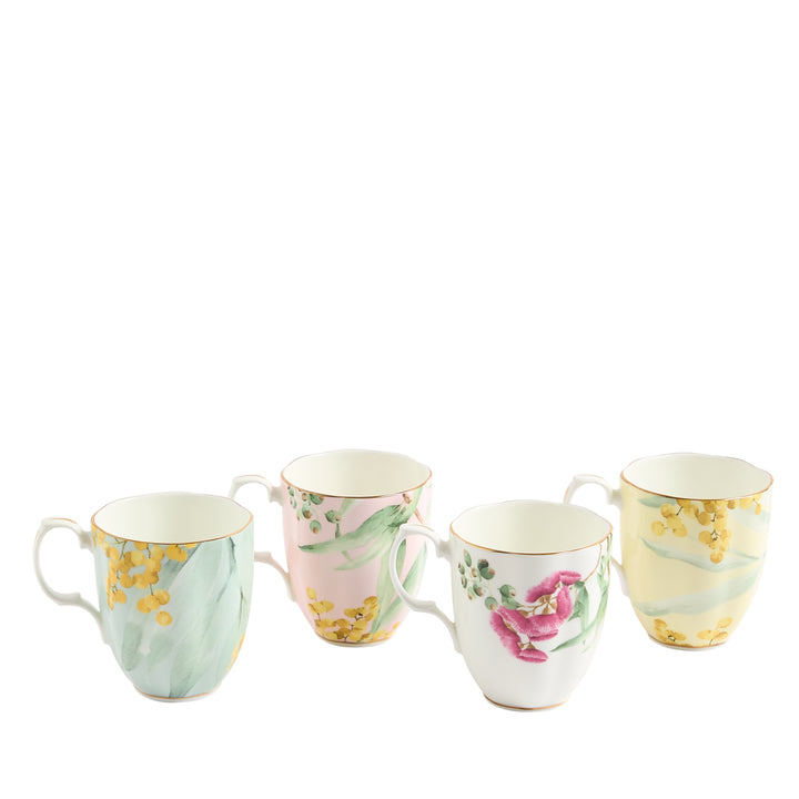 Royal Albert Miranda Kerr Australiana Mug Mixed Colours Set of 4