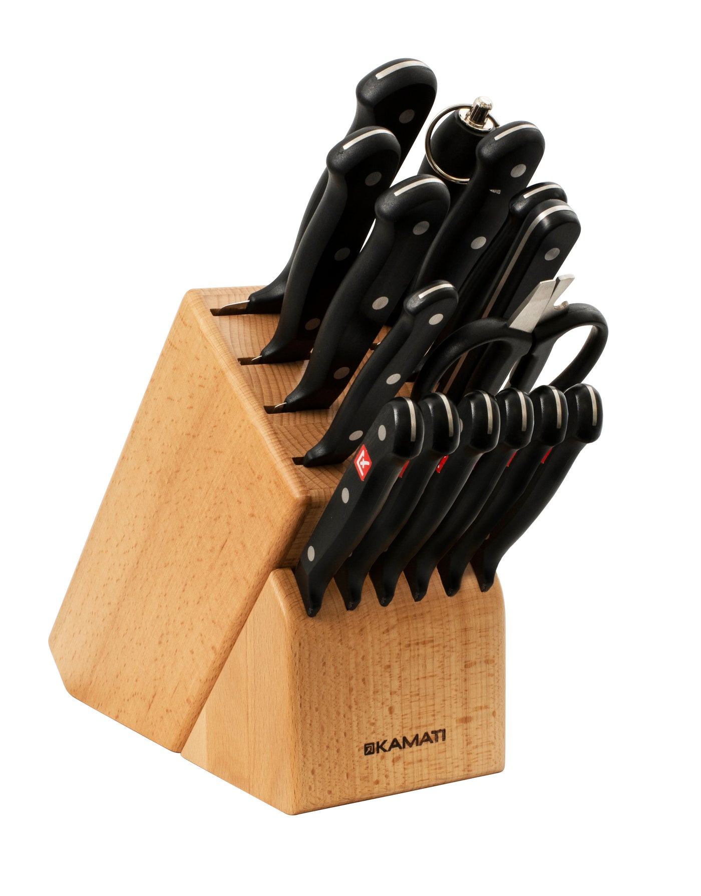 16Pc Gourmet Knife Block Set