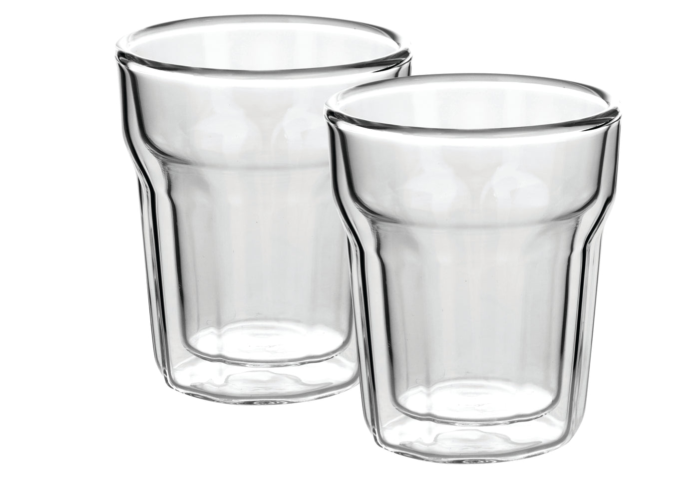 Nove Twin Wall Glass 100ml 2pc Set