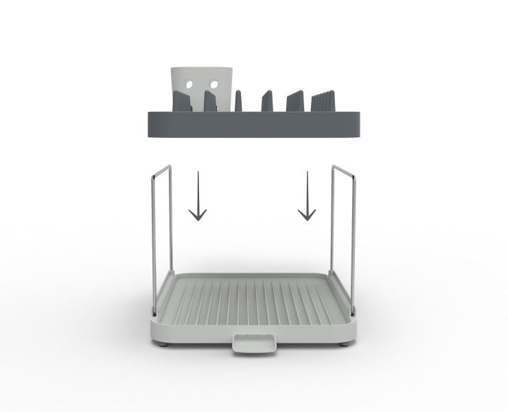 2-tier Dish Rack - Grey