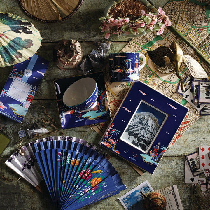 Wedgwood Wonderlust Blue Pagoda Tray 14.5cm