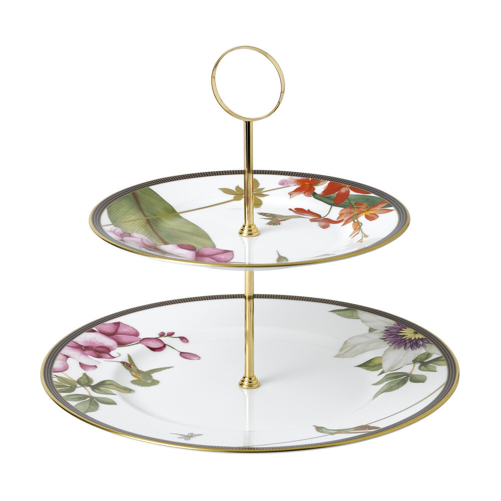 Hummingbird Tableware Two Tier Cake Stand