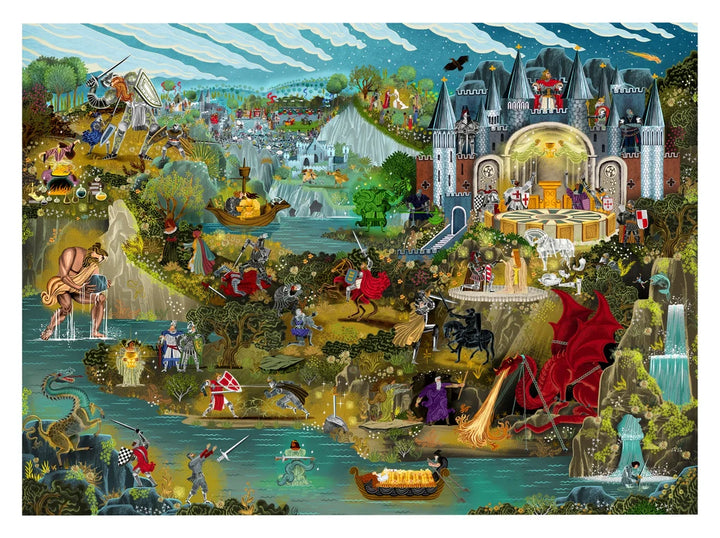 The World of King Arthur - 1000 Piece Jigsaw Puzzle
