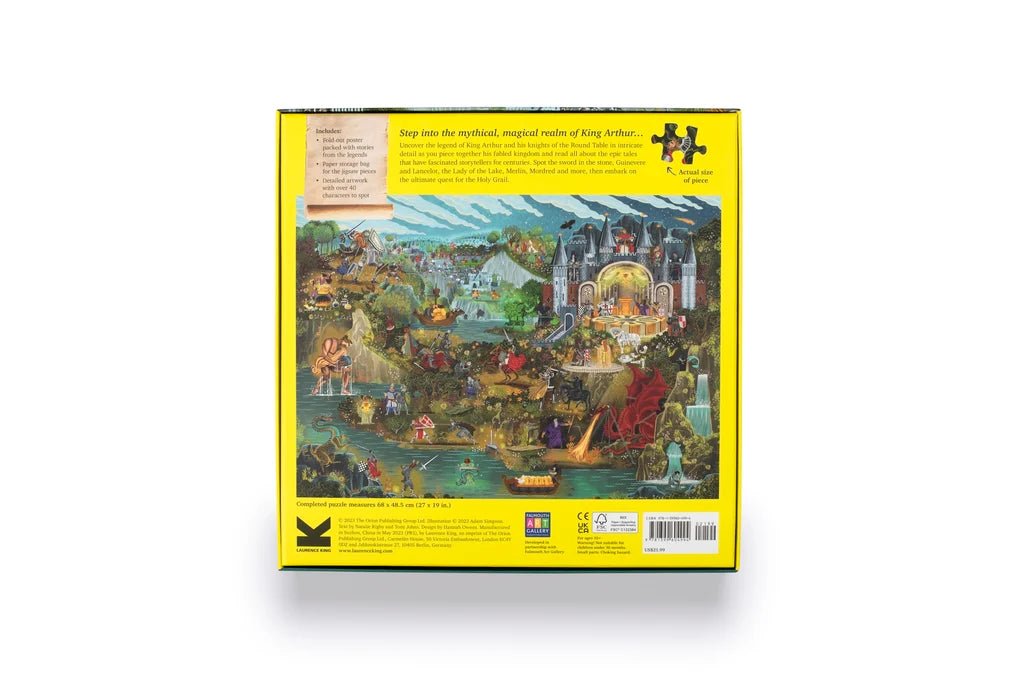 The World of King Arthur - 1000 Piece Jigsaw Puzzle