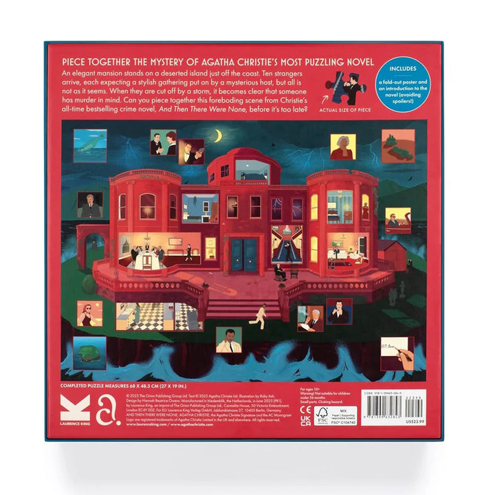 The World of Agatha Christie: And Then There Were None - 1000 Piece Jigsaw Puzzle