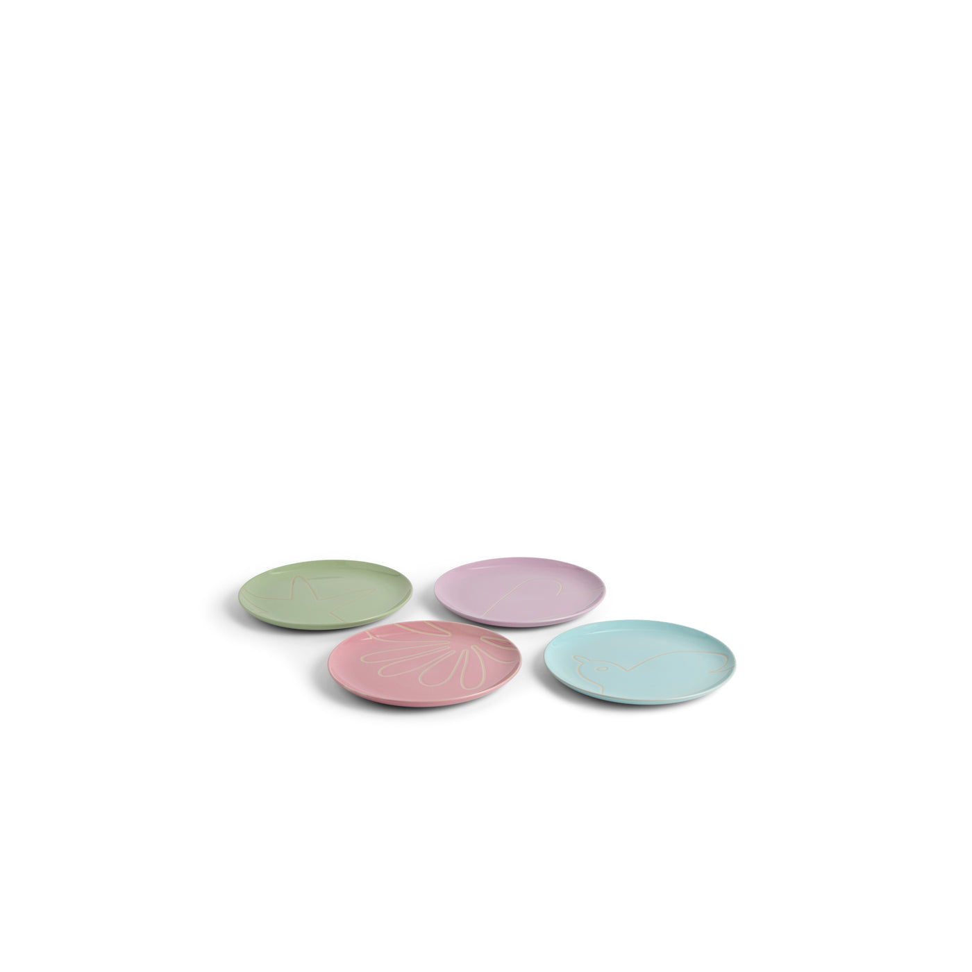 Plate 21cm 8.3in MULTI S4