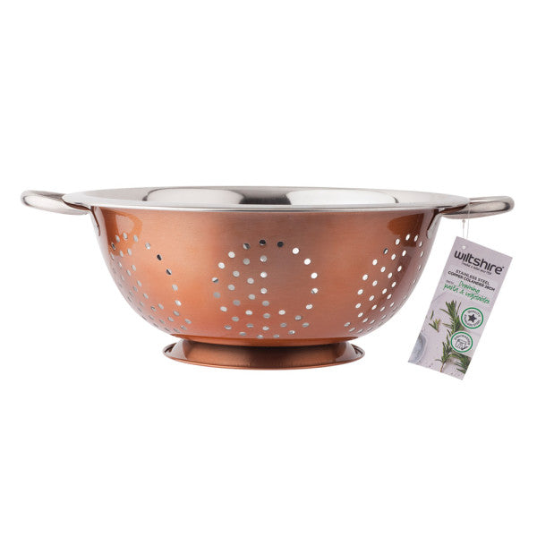Copper Colander 28cm