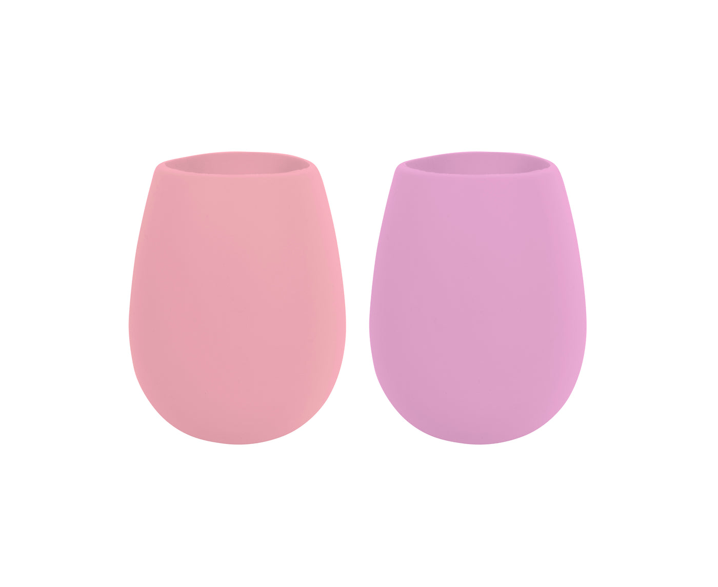 Silicone Stemless Set Of 2 PNK/MA