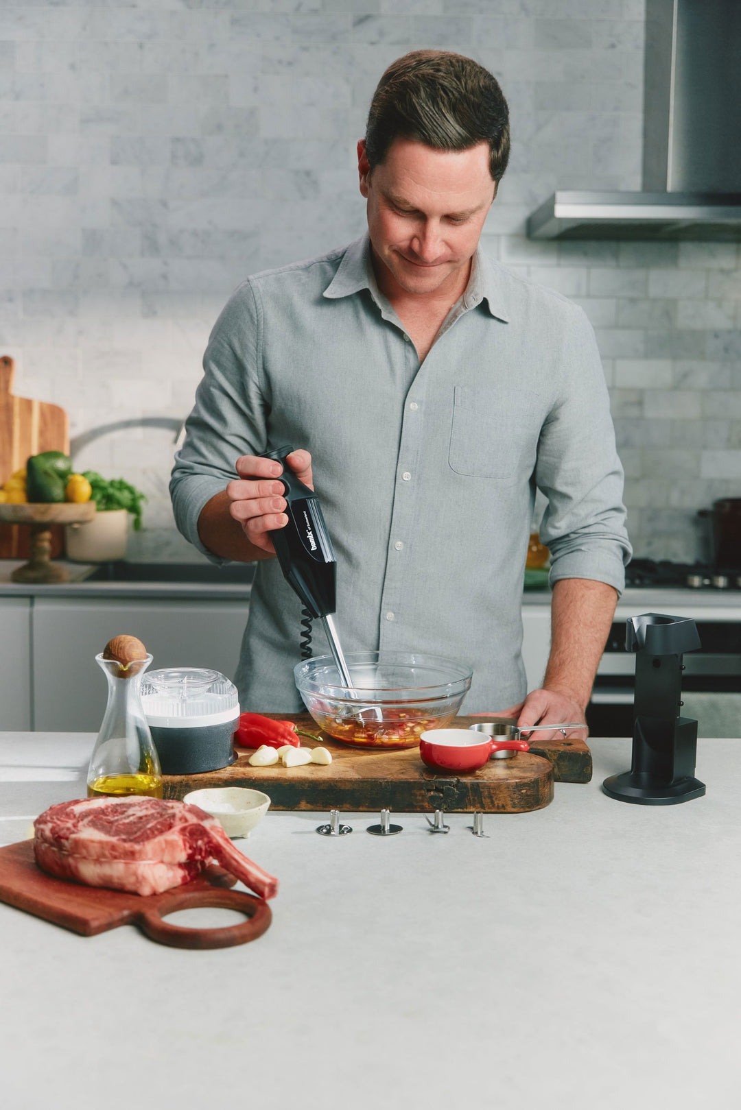 Speciality Grill & Chill BBQ  Immersion Blender 200W Black