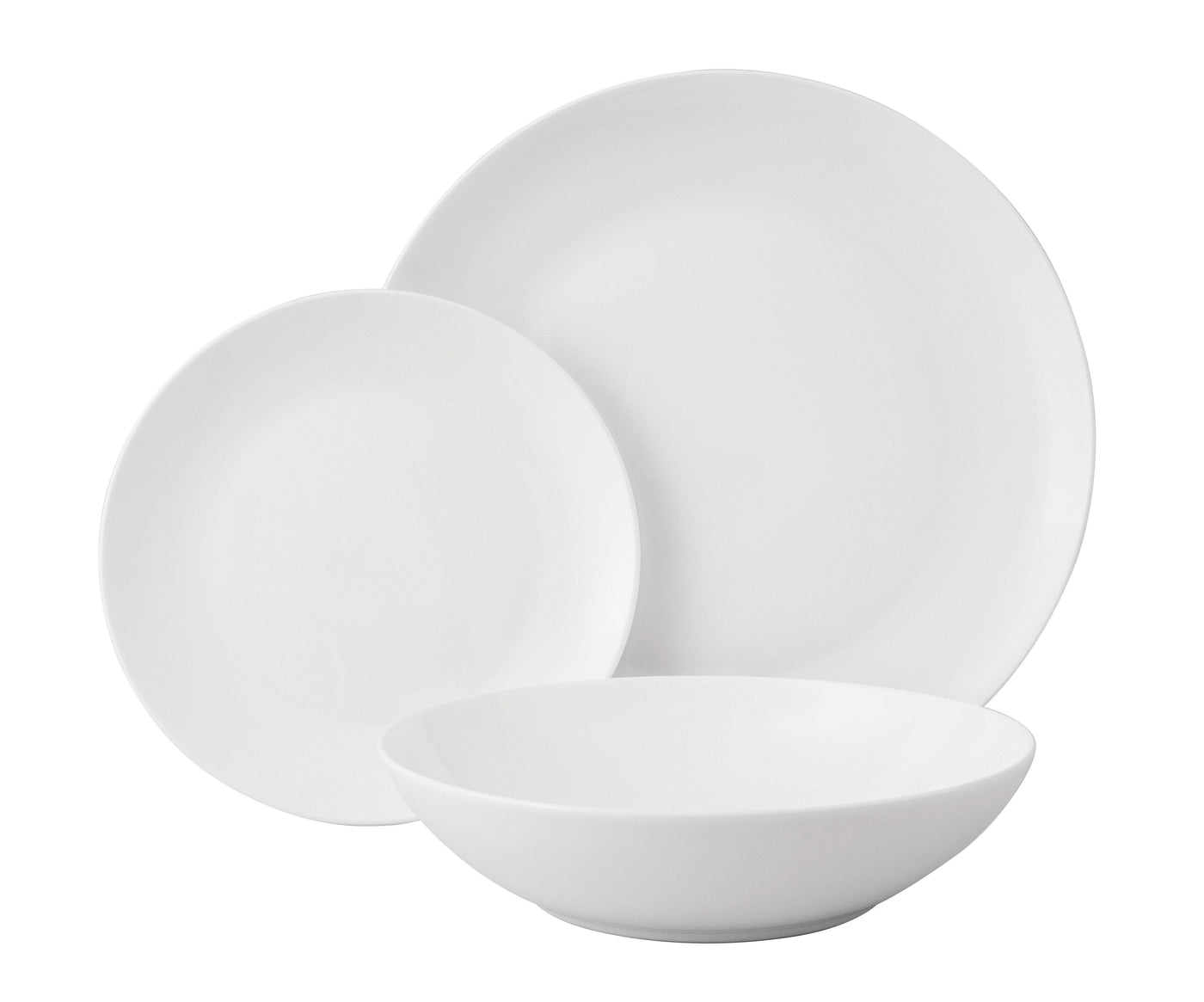 Wilkie Coupe 18pce Dinner Set-Fine Bone