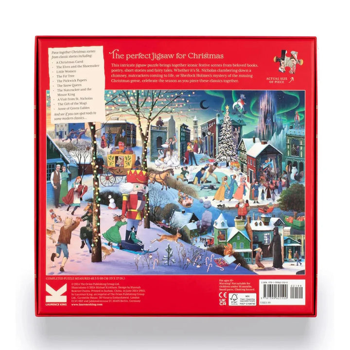 A Book Lover's Christmas - 1000 Piece Jigsaw Puzzle