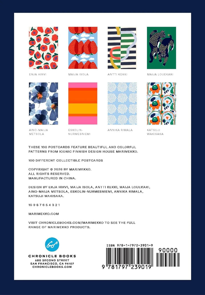 The art of marimekko 100 collectible postcards