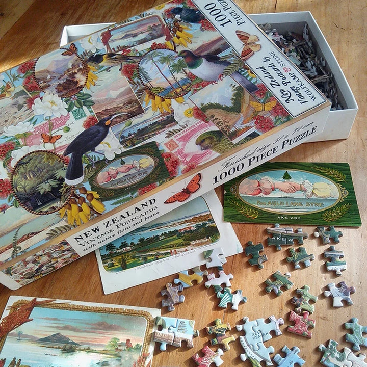 Birds & Postcard - 1000 Pce Puzzle
