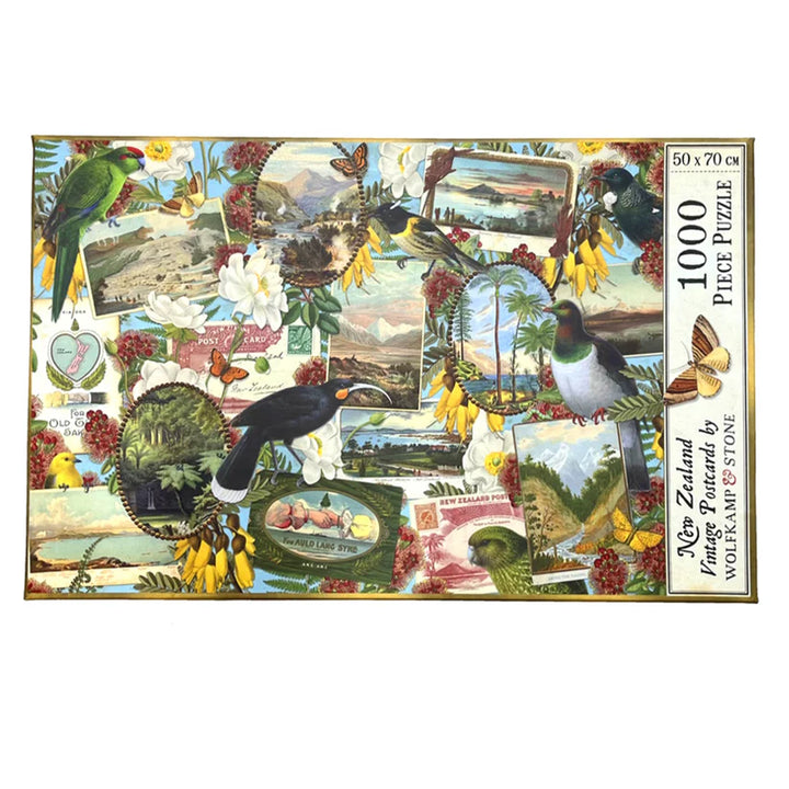 Birds & Postcard - 1000 Pce Puzzle