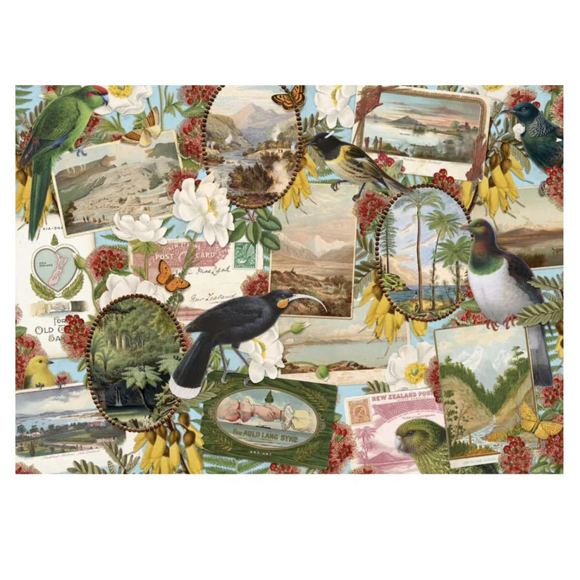 Birds & Postcard - 1000 Pce Puzzle