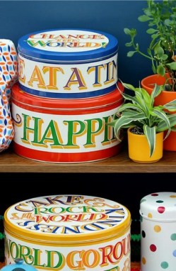 Emma Bridgewater Brighter World Set 3 Round Cake Tins